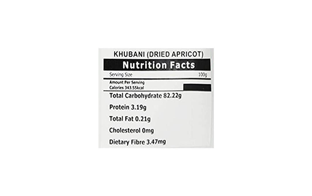 Ganpatjee Khubani Dried Apricot    Pack  250 grams